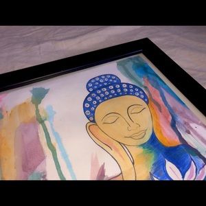 Framed Watercolor/pencil Painting